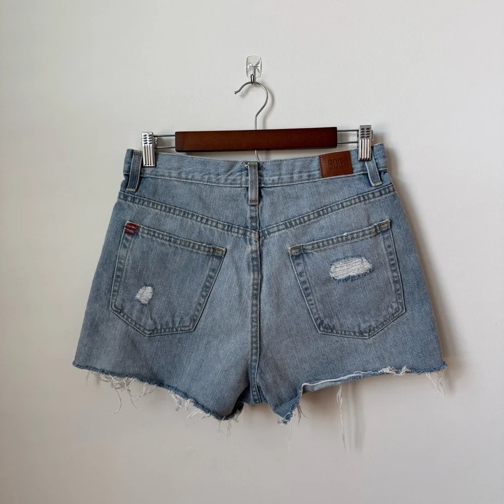 BDG by‎ Urban Outfitters Girlfriend High Rise Shorts Light Wash 29